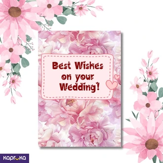 Best Wishes On Your Wedding Greeting Card Buy Greeting Cards Online for specialGifts