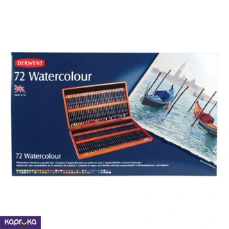 Derwent Watercolour Pencils Wooden Box X72  Online for none