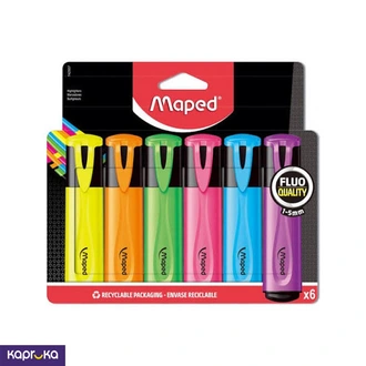 Maped Fluo Peps Highlighters X 6 Buy childrens Online for specialGifts