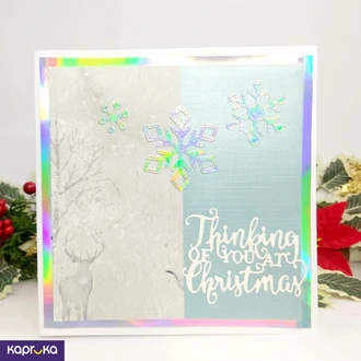 Thinking Of You At Christmas Greeting Card  Online for none