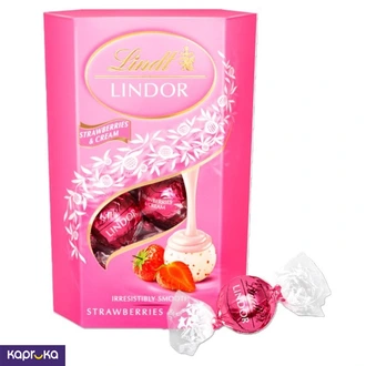 Lindt Lindor Strawberries And Cream Chocolate Truffles 200g  Online for none