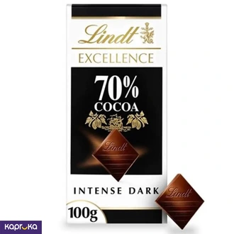 Lindt Excellence 70 Precent Dark 100g  Online for none