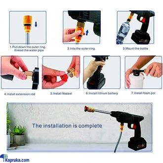 High Pressure Water Cleaning Gun With Battery 48v  Online for none