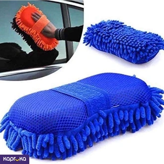 Car Washing Sponge With Microfiber Washer Towel Duster For Clean  Online for none