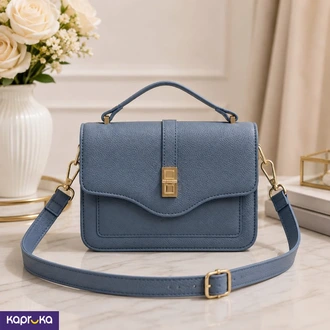 Elegant Handbag Dusty Blue Buy Fashion | Handbags | Shoes | Wallets and More at Kapruka Online for specialGifts