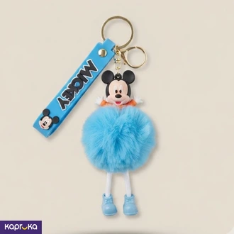 Mickey Mouse Pom-Pom Key Tag - Blue Bag Charm Sri Lanka  Online for none