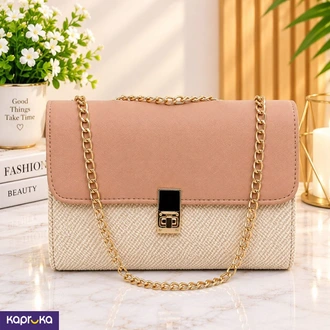 Luxe Ladies Handbag with Gold Chain Strap - Sri Lanka  Online for none