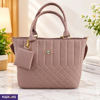 Elegant Quilted Handbag With Coin Purse  Online for none