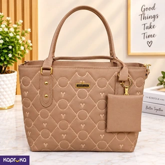 Elegant Quilted Handbag With Coin Purse  Online for none