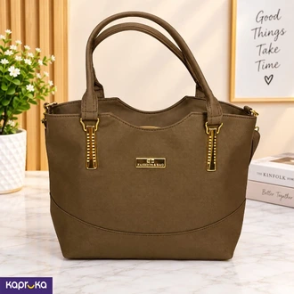 Elegant Olive Brown Handbag  Online for none