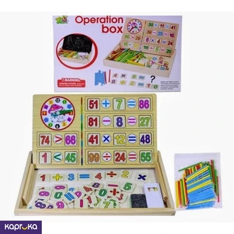 Wooden Operation Box - Math Learning Toy Sri Lanka  Online for none