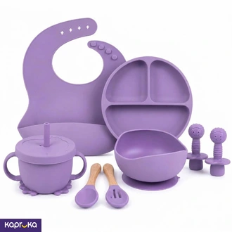 Baby 8pcs Silicone Feeding Set  Online for none