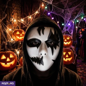 Harlequin Costume Mask For Halloween  Online for none