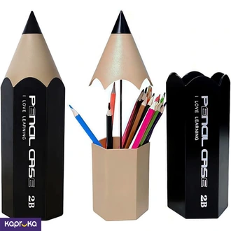 Pencil Shape Pencil Organizer with Lid - Desk Holder Sri Lanka  Online for none