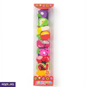 Fruit Number Eraser Set for Kids - School Stationery Sri Lanka  Online for none