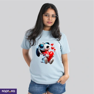 Hold Tight To Love Crew Neck T Shirt  Online for none