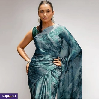 Mirchi Fashion Women Saree Chiffon Batik Printed Breathable Regular Use Sari With Blouse Buy Clothing and Fashion Online for specialGifts