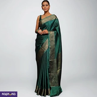Sugathari Womens Banarasi Saree Pure Kanjivaram Silk Saree With Blouse Piece Buy Clothing and Fashion Online for specialGifts