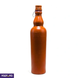 1l Natural Clay Water Bottle With Kirala Aba  Online for none