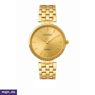 Citizen Ladies Watch Gold With Stones  Online for none