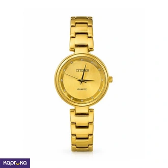 Citizen Gold Ladies Watch Crystal Dial Quartz  Online for none