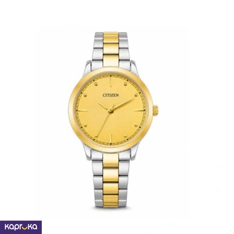 Citizen Two Tone Ladies Watch Gold Dial Quartz  Online for none