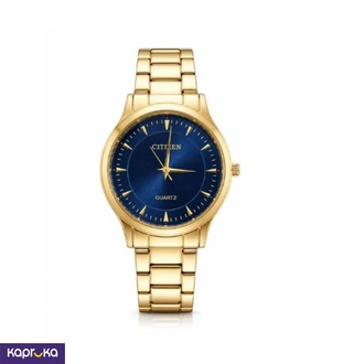 Citizen Quartz Ladies Watch Gold Stainless Steel Blue Dial  Online for none