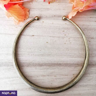 Hasuli Gold Necklace - Silk Threaded Galore - Women`s Jewelry  Online for none