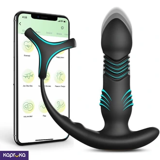 App Controlled Male Prostate Massager Vibrator With Cock Ring Sex Toy Buy Intimate Essentials Online for specialGifts