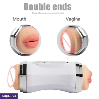 Double Head Male Manual Masturbation Cup  Online for none