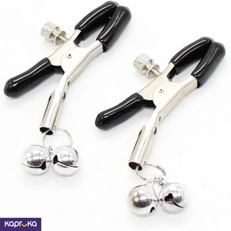 Nipple Clamp With Small Charming Bell Silver Colors Bdsm Sex Toys Buy Intimate Essentials Online for specialGifts