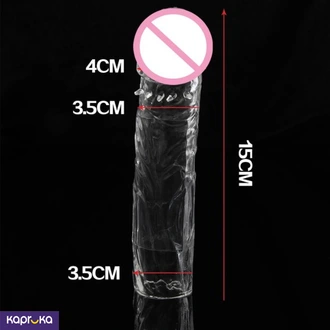 Silicon Reusable Penis Extendable Condom Sex Toy J Buy Intimate Essentials Online for specialGifts