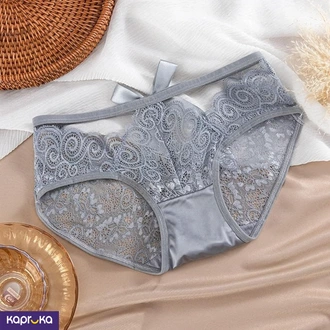 Sexy Low Waist Comfortable Panties For Women Gray Color  Online for none