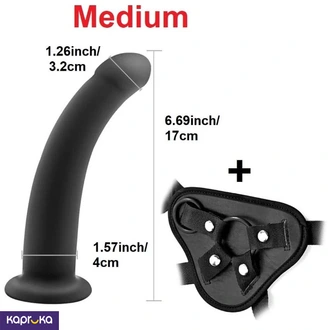 Strap On Anal Plug Wearable Medium Size Dildo With Harness For Men Women And Lesbian Couples Buy Intimate Essentials Online for specialGifts