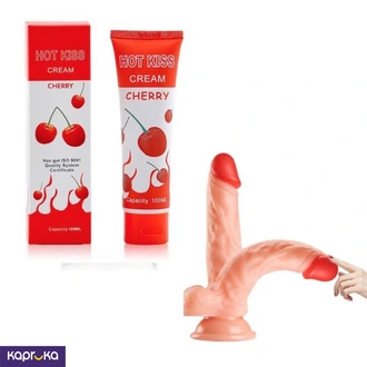 7 Inches Realistic Dildo With 100ml Cherry Flavored Lubricant Gel Buy Intimate Essentials Online for specialGifts