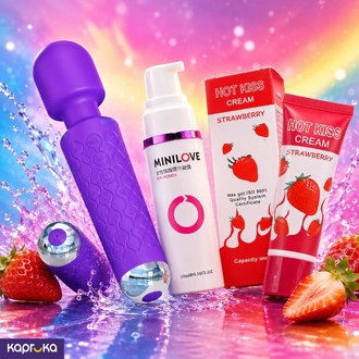 Mini Wand Vibrator With 50ml Lubricant And Female Orgasmic Gel Buy Intimate Essentials Online for specialGifts