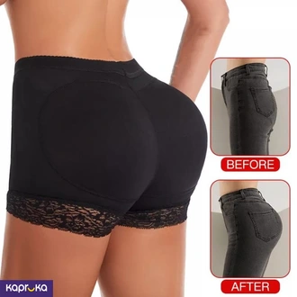Women Butt Lifter Shapewear Padded Shorts Black  Online for none