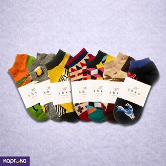 7-Day Ankle Sock Gift Pack Artistic Mix Buy Clothing and Fashion Online for specialGifts