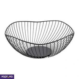 Black Modern Iron Storage Fruit Basket  Online for none