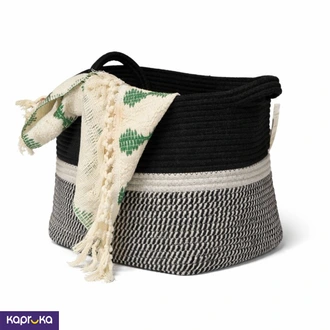 Pattern Grip Cotton Rope Storage Basket Buy Household Gift Items Online for specialGifts