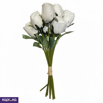 Artificial White Rose Bouquet  Online for none