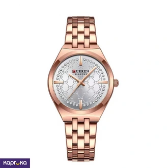Curren  Ladies Wrist Watch With Modern Silver Dial Stainless Steel Rose Gold Analog Watch Buy Jewellery Online for specialGifts