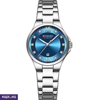 Curren  Ladies Wrist Watch With Modern Blue Dial Stainless Steel Silver Analog Watch Buy Jewellery Online for specialGifts
