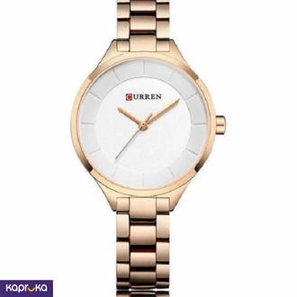 Curren Ladies Wrist Watch With Modern White Dial Stainless Steel  Online for none