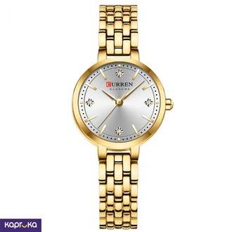 Curren  Ladies Wrist Watch With Modern Silver Dial Stainless Steel Gold Analog Watch Buy Jewellery Online for specialGifts
