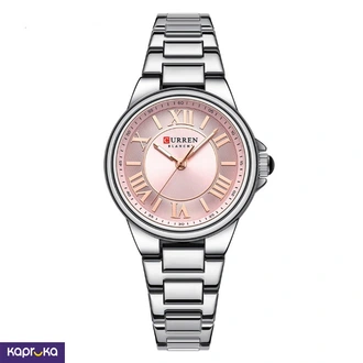 Curren  Ladies Wrist Watch With Modern Pink Dial Stainless Steel Silver Analog Watch Buy Jewellery Online for specialGifts