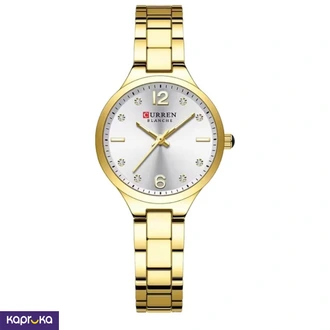 Curren  Ladies Wrist Watch With Modern Silver Dial Stainless Steel Gold Analog Watch Buy Jewellery Online for specialGifts