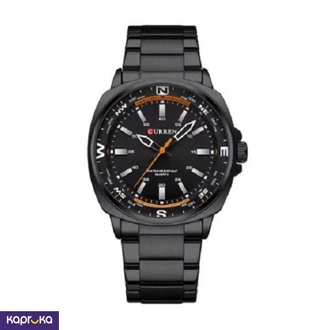 Curren Gents Wrist Watch With Modern Black Dial Stainless Steel Full Black Analog Watch Buy Jewellery Online for specialGifts