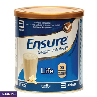 Ensure Life Vanilla Nutritional Supplement 400g  Online for none