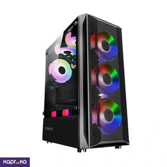 Armaggeddon tritron 1 / 2 / 3 black atx gaming pc chassis with 3  Online for none